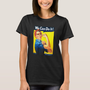 Camiseta Rosie la remachadora femenina ¡Podemos hacerlo! Fe