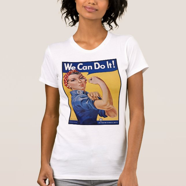 Camiseta Rosie la Remachadora: Mujeres Fuertes Empoderamien (Anverso)