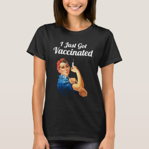 Camiseta Rosie la remachadora vacunada contra el Covid-19