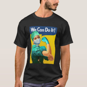 Camiseta Rosie Médica Podemos Hacerlo Apreciación De Enferm