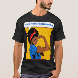 Camiseta Rosie negra el rival Mi vicepresidente es un bla