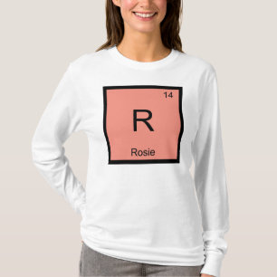 Camiseta Rosie Nombre Química Elemento Tabla Periódica
