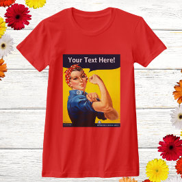 Camiseta Rosie personalizado, el Personalizado de Riveter V