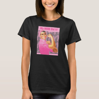 Camiseta Rosie Riveter Personalizado Cancer