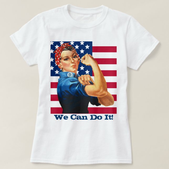 Camiseta Rosie the Riveter (Diseño del anverso)