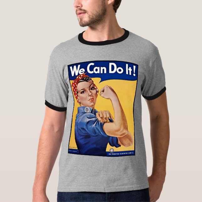 Camiseta Rosie the Riveter: El empoderamiento femenino fuer (Anverso)