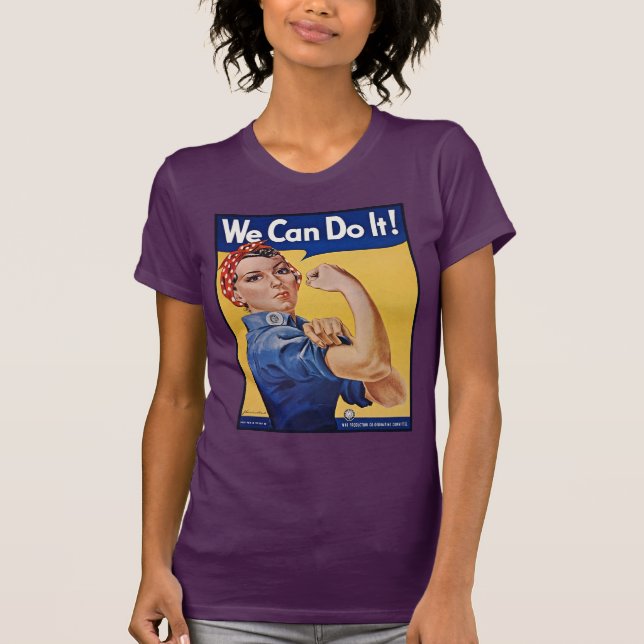 Camiseta Rosie the Riveter: El empoderamiento femenino fuer (Anverso)