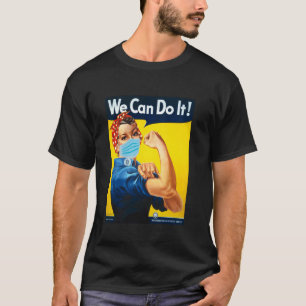 Camiseta Rosie The Riveter Face Podemos Hacerlo Face Mask E