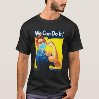 Camiseta Rosie The Riveter Face Podemos Hacerlo Face Mask E