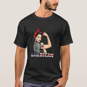 Camiseta Rosie The Riveter Patriotic American 4 De Julio