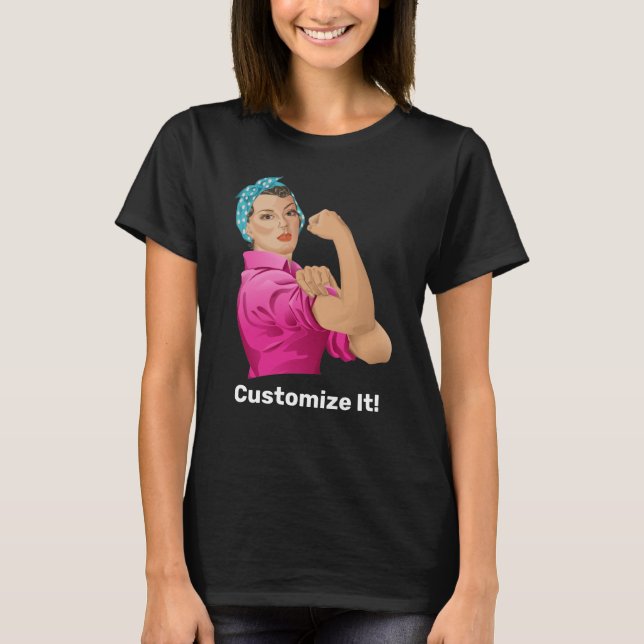 Camiseta Rosie the Riveter T-Shirt (Anverso)