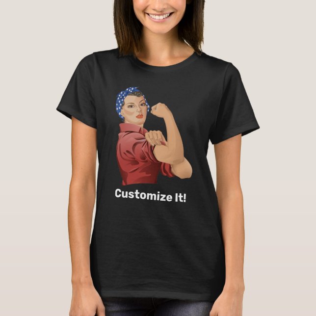 Camiseta Rosie the Riveter T-Shirt (Anverso)