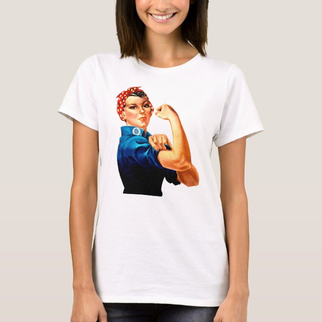Camiseta Rosie the Riveter We Can Do It (Anverso)