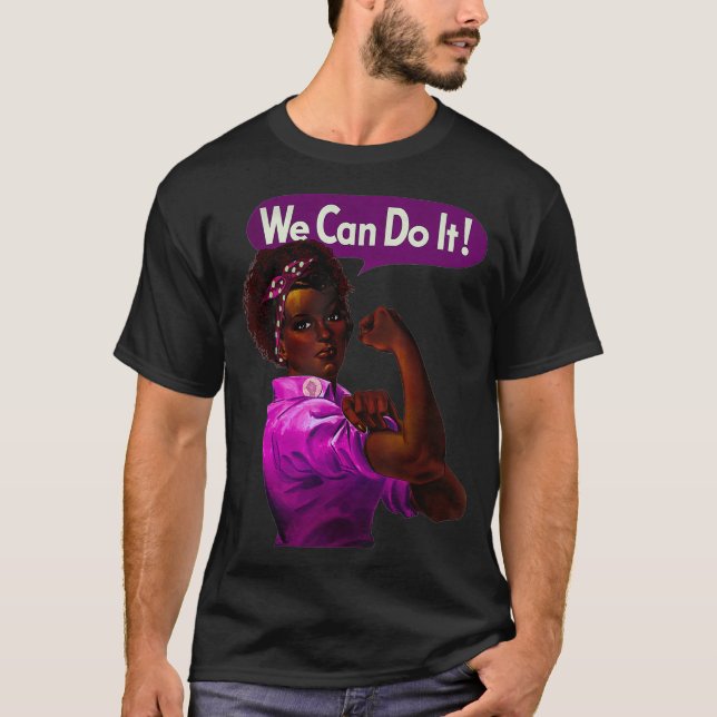 Camiseta Rosie, una afroamericana, la historia negra del vi (Anverso)
