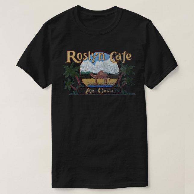 Camiseta Roslyn Cafe An Oasis (Diseño del anverso)
