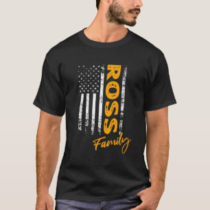 Camiseta Ross Apellido americano Ross Apellido Ross