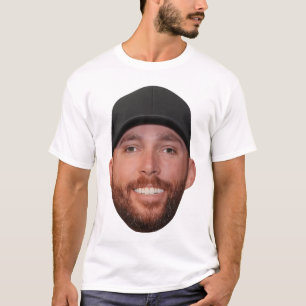 Camiseta Ross Chastain Beard Big Head - NASCAR Fan Meme