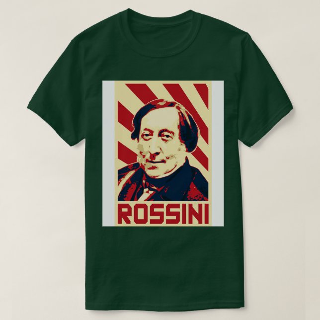 Camiseta Rossini Retro (Diseño del anverso)