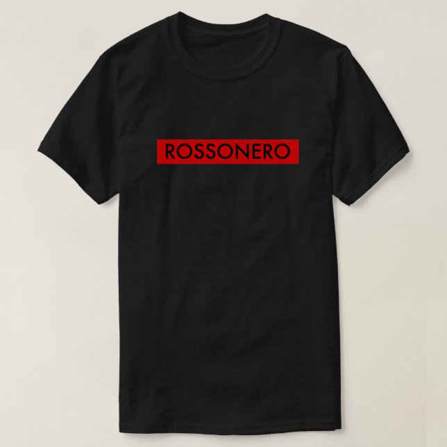 Camiseta Rossonero AC MILAN FANS (Diseño del anverso)