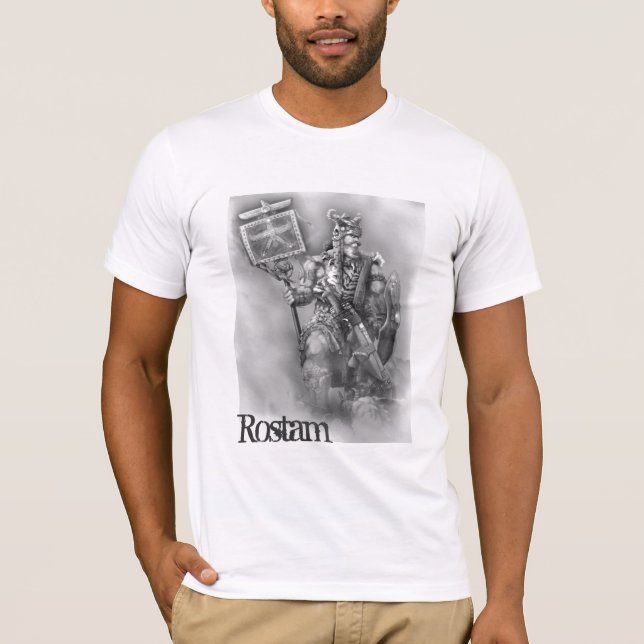 Camiseta rostam_bigBWB, Rostam (Anverso)