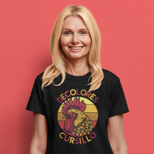 Camiseta Roster de Cursillo de DeColores con atardecer pert