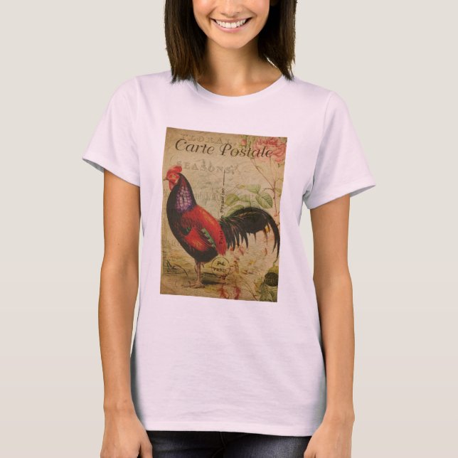 Camiseta Rostro de postales de época (Anverso)