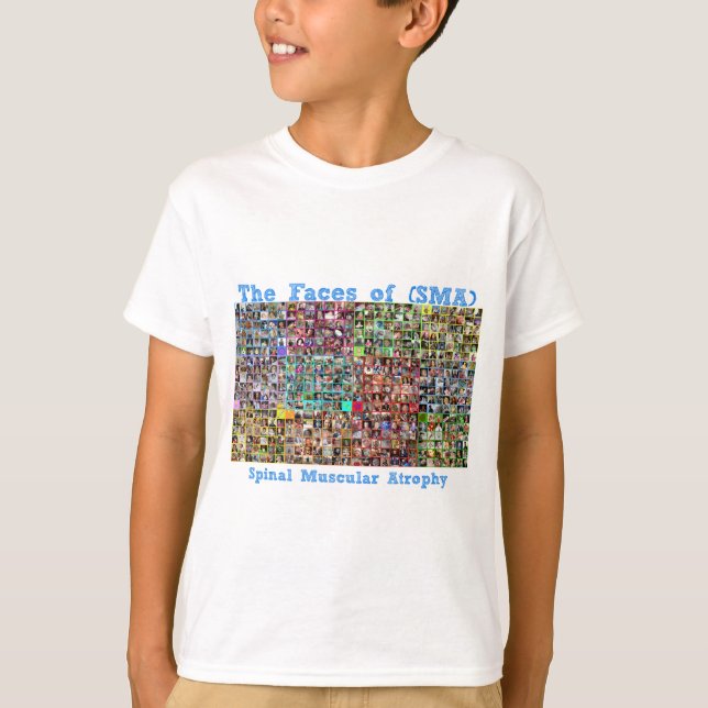 Camiseta Rostros azules de SMA 2014 (Anverso)