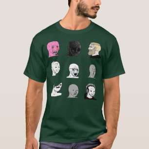 Camiseta Rostros de la edición de 4chan Starter Pack NPC