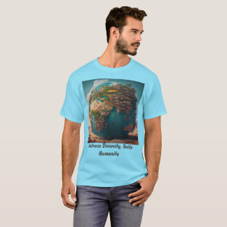 Camiseta Rostros de unidad: abrazando la diversidad en todo