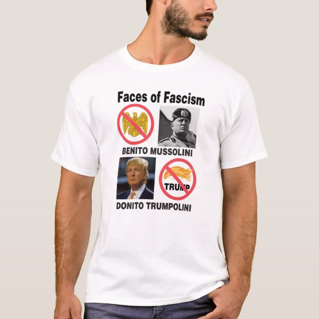Camiseta Rostros del fascismo (Anverso)