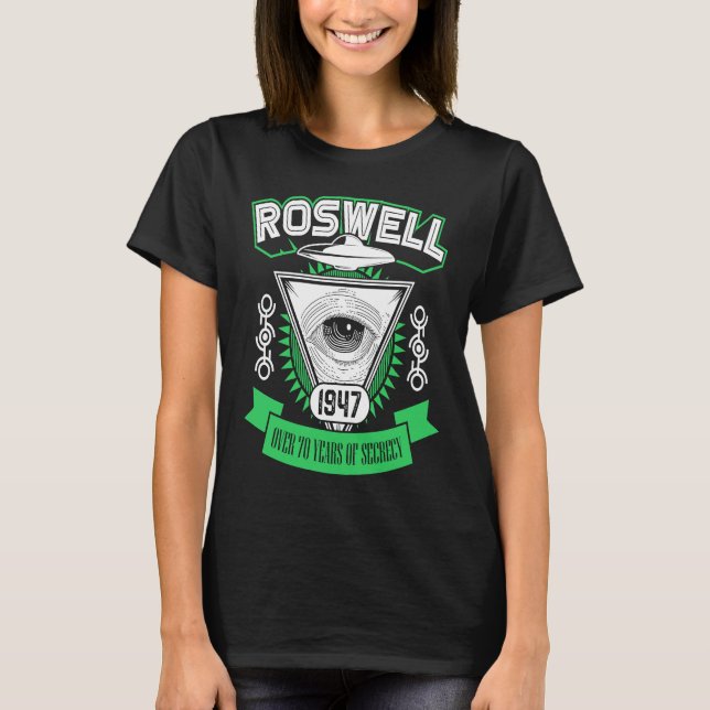 Camiseta Roswell 1947 Alien Area 51 Conspiracy Theory (Anverso)