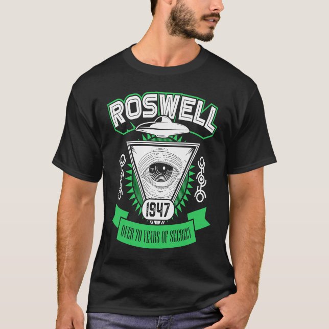 Camiseta Roswell 1947 Alien Area 51 Conspiracy Theory (Anverso)