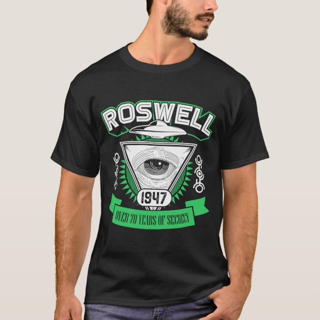 Camiseta Roswell 1947 Alien Area 51 Teoría de la conspiraci (Anverso)