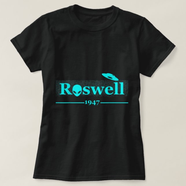 Camiseta Roswell 1947 Alien UFO Nuevo México Creyentes rega (Diseño del anverso)
