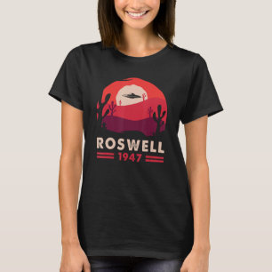 Camiseta Roswell 1947 Sustrato De La Ufo Desierto De Saucer
