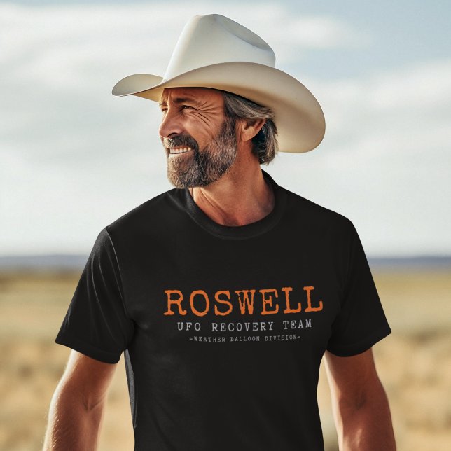 Camiseta Roswell Alien Flying Saucer - Equipo de recuperaci (Subido por el creador)