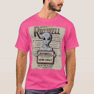 Camiseta Roswell Alien Mugshot - 1947