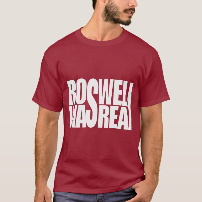 Camiseta roswell fue real (Anverso)