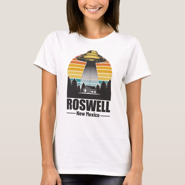 Camiseta Roswell New Mexico Funny Alien UFO Gift (Anverso)