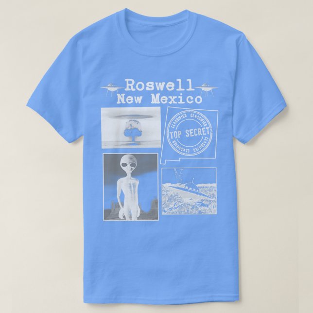 Camiseta Roswell Nuevo México 1 (Diseño del anverso)