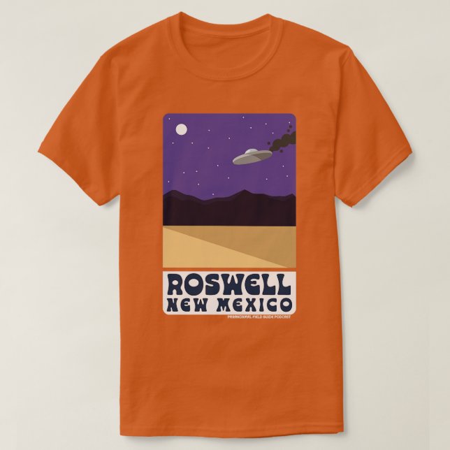 Camiseta Roswell Nuevo México 5 (Diseño del anverso)
