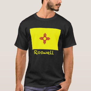 Camiseta Roswell Nuevo México Bandera de Estados Unidos