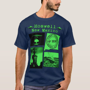 Camiseta Roswell Nuevo México Green Print