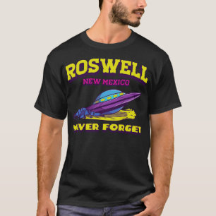 Camiseta Roswell Nuevo México nunca olvidar