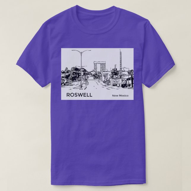 Camiseta Roswell Nuevo México TShirt (Diseño del anverso)