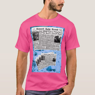Camiseta Roswell Ufo 8 De Julio De 1947- Periódico