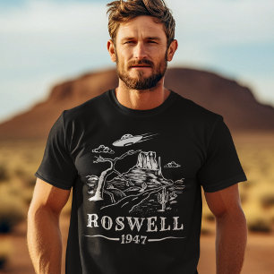 Camiseta Roswell UFO Alien Salto Volante Extraterrestre Ext