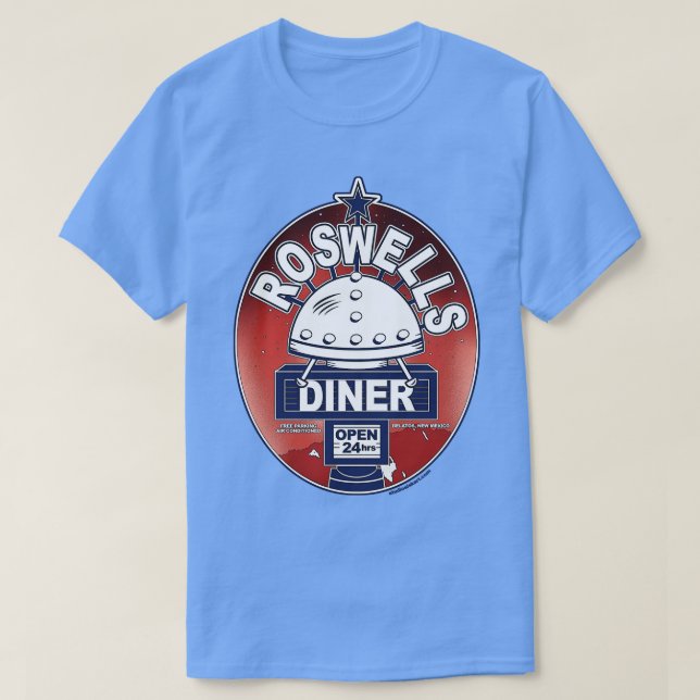 Camiseta Roswells Diner Souvenir Tshirt (Diseño del anverso)