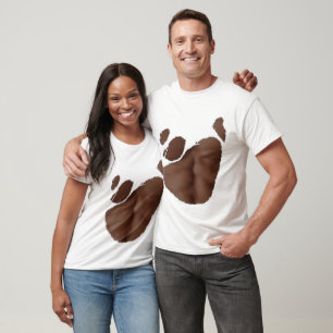 Camiseta Rota Con Abdominales Falsos (Piel Oscura)