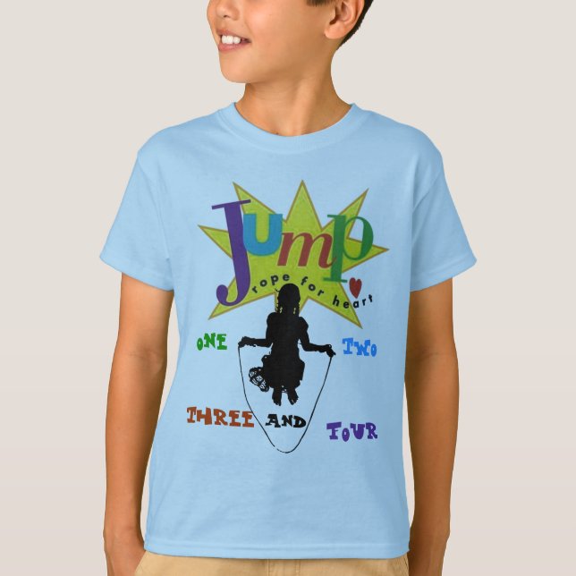 Camiseta rota de salto (Anverso)